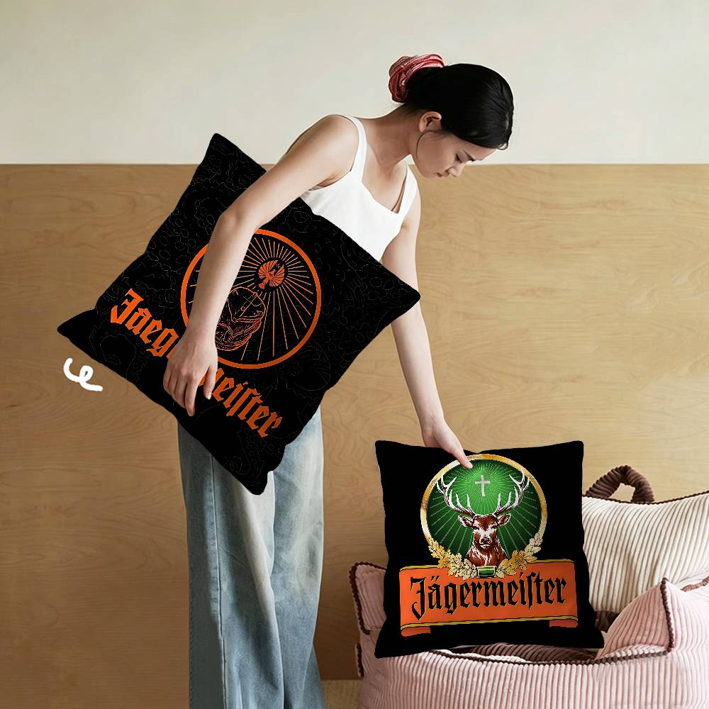 Home Textiles And Furnishing - J-Jagermeisteres Logo Bantal Hadiah Perabot Rumah