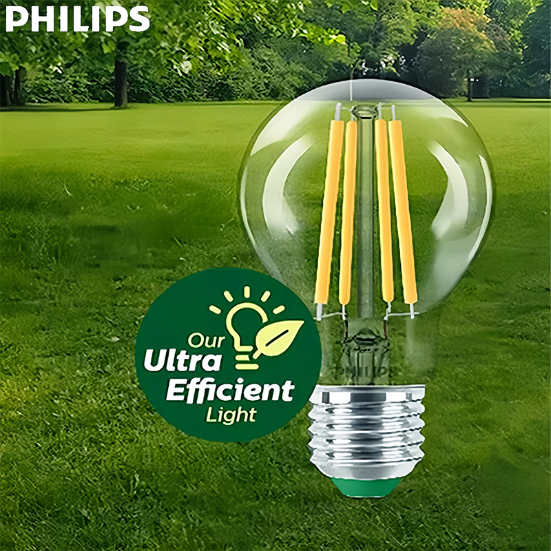 Philips Bulb Led Classic - Lampu LED Filament Philips Ultra Efficient