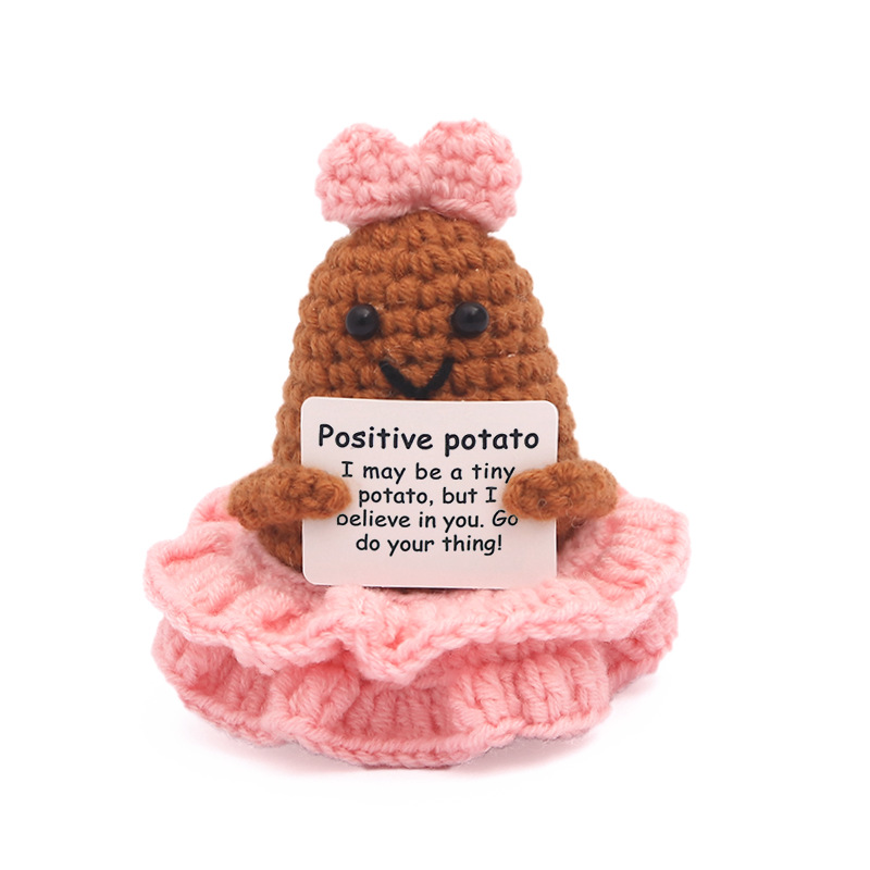 Home Textiles Today - Boneka Putri Kentang Rajutan Positif dengan