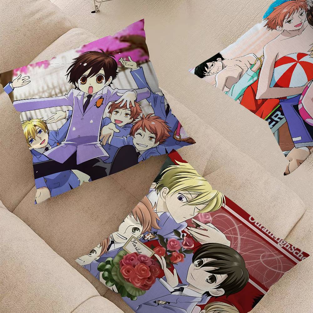 Home Textiles And Furnishing - Hadiah Bantal Anime Ouran High School