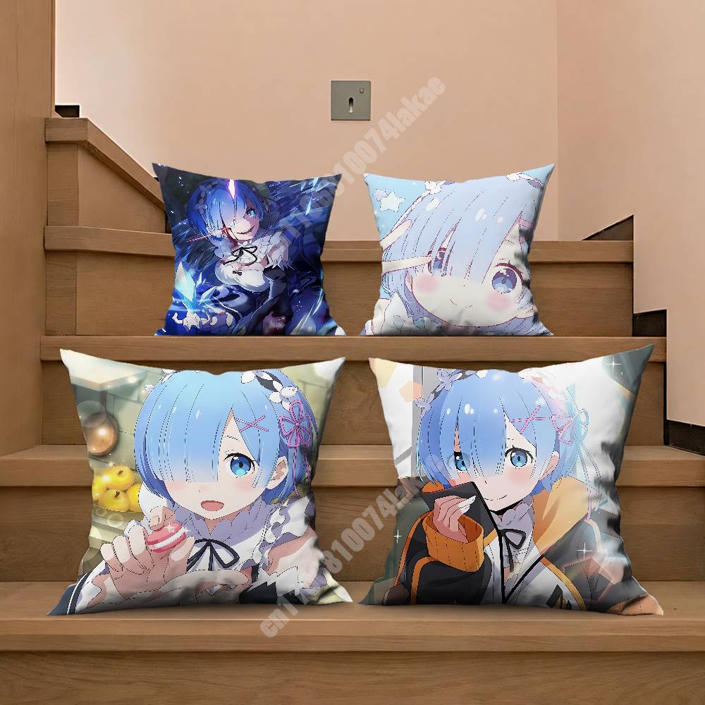 Home Textiles And Furnishing - Rem Re Zero Sarung Bantal Sofa