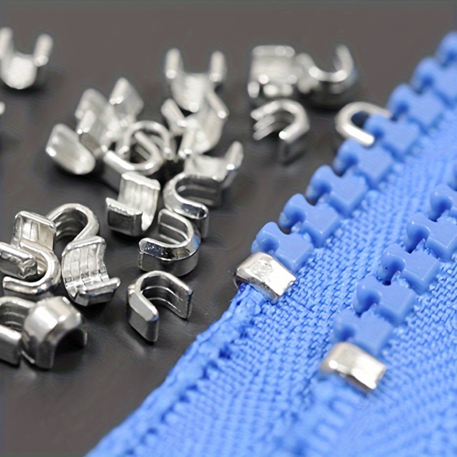 Home Textiles Premium - Set Stopper ritsleting logam 200pc-paduan aluminium