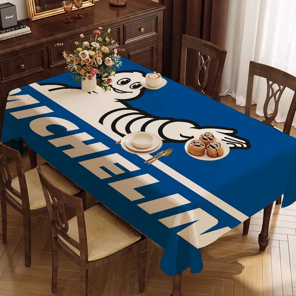 Home Textiles Today Logo - Taplak Meja Poliester Tahan Air Berlogo
