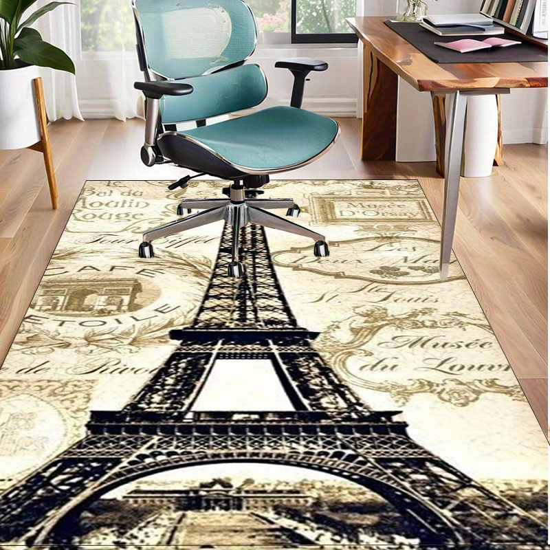 Home Textiles Paris - Karpet Bertema Menara Eiffel Paris untuk