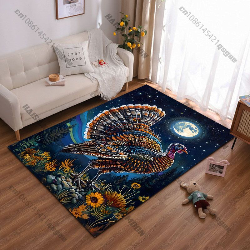 Home Textiles Turkey - Karpet Bunga Bulan Turki Dekorasi Ruang