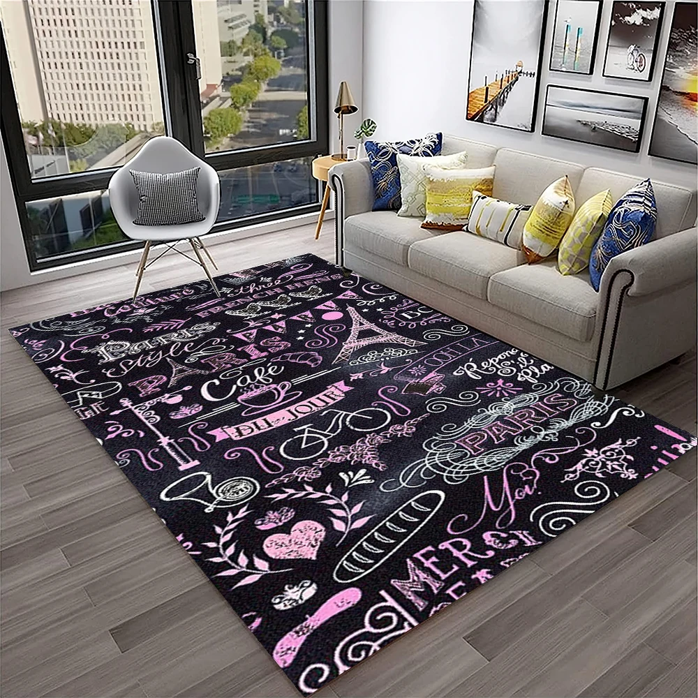 Home Textiles Paris - Permadani Retro Menara Eiffel Paris Perancis