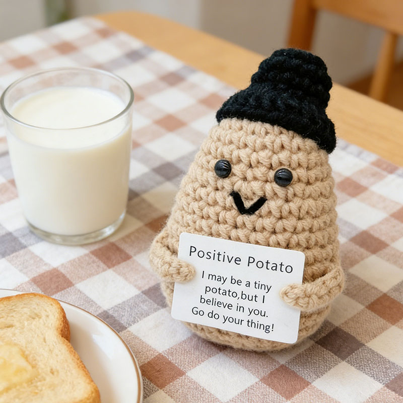Home Textiles Today - Boneka Kentang Rajut Lucu dan Positif