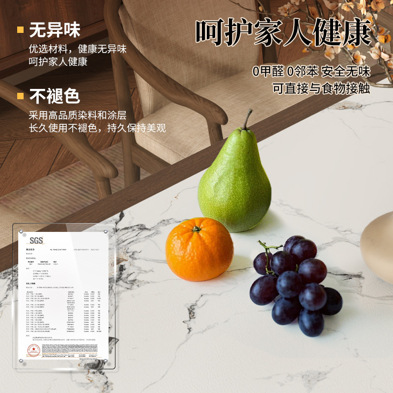 Alas Meja Pola Marmer Premium  - Home Textiles Premium ulasan dan harga