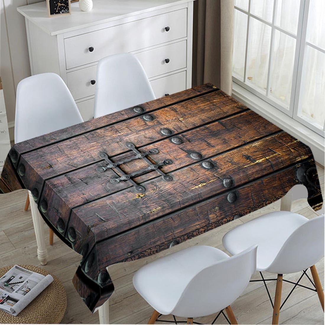 Taplak Meja Kayu Antik Abad Pe - Home Textiles Premium ulasan dan harga