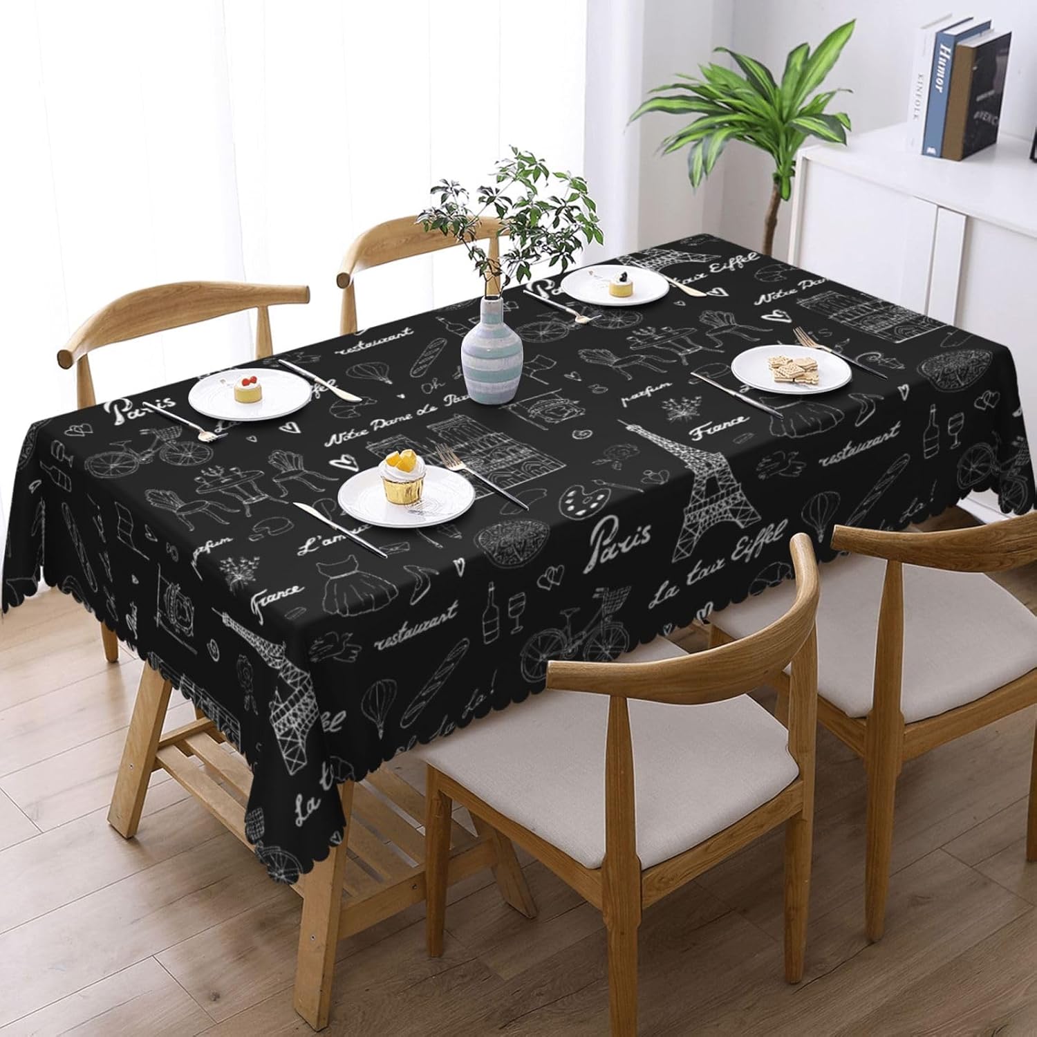 Taplak Meja Menara Eiffel Pera - Home Textiles Paris ulasan dan harga