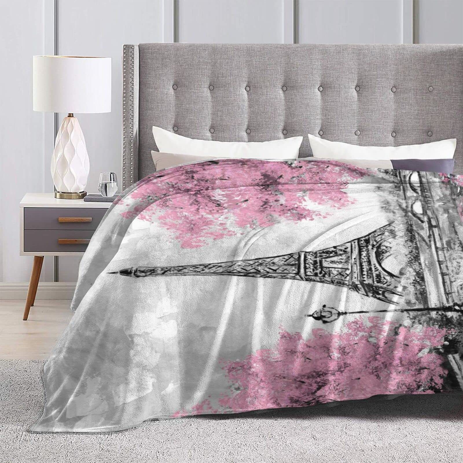 Selimut Cetak Menara Eiffel di - Home Textiles Paris ulasan dan harga