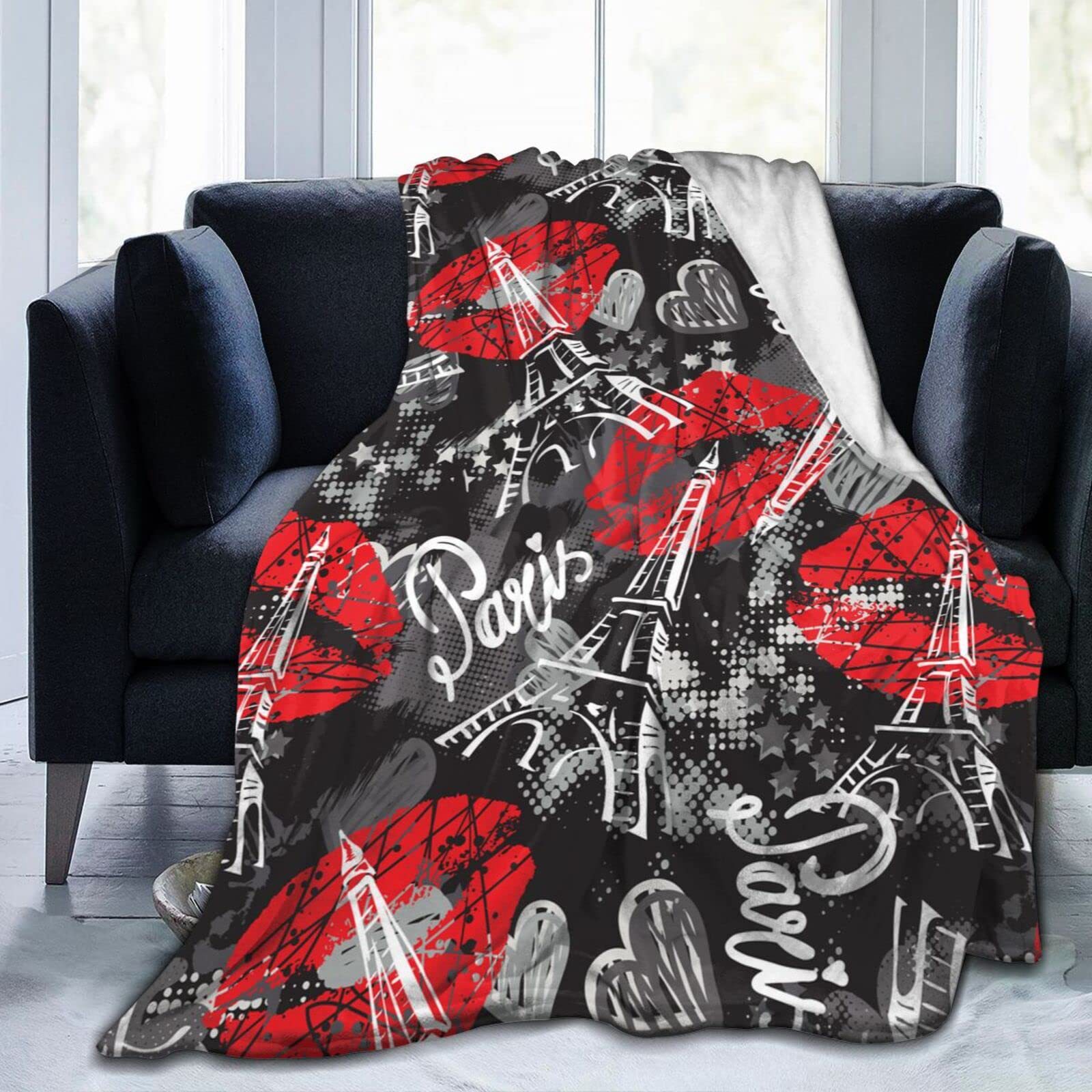 Selimut Cetak Menara Eiffel di - Home Textiles Paris ulasan dan harga