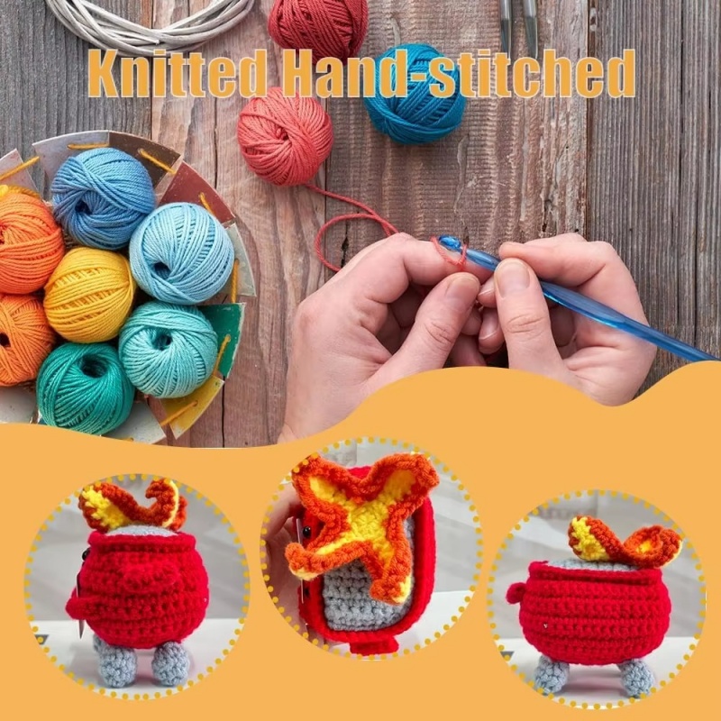 Boneka Dumpster Fire Rajutan T - Home Textiles Today ulasan dan harga