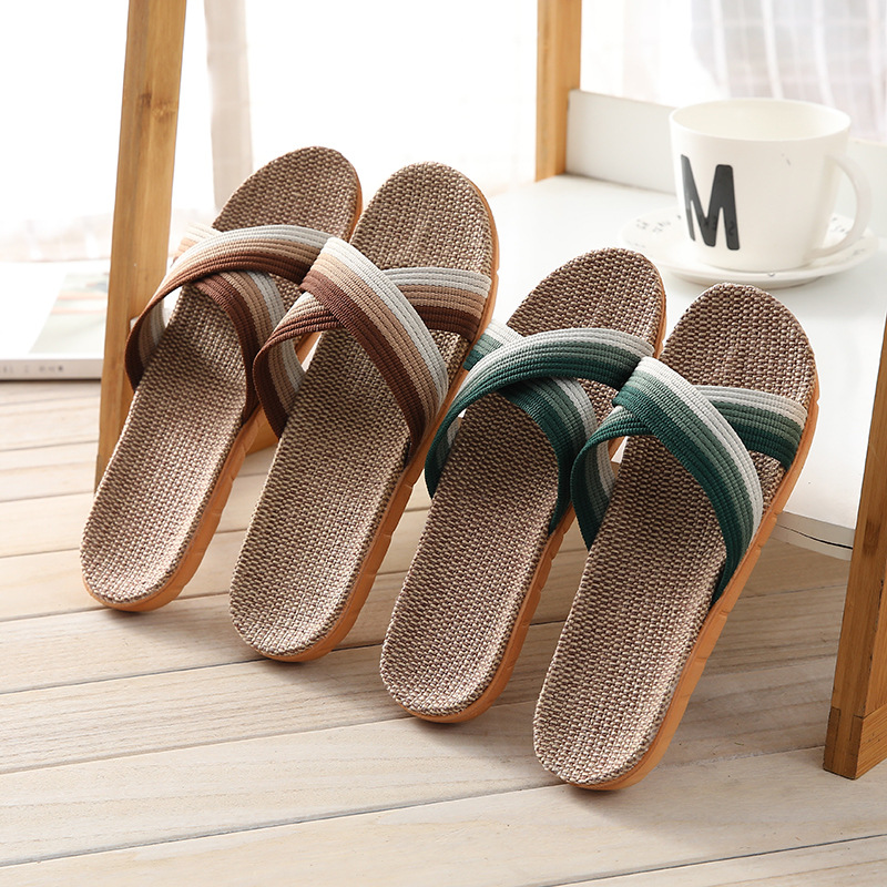 Sandal Linen Baru 2026 untuk P - Textiles For Home ulasan dan harga