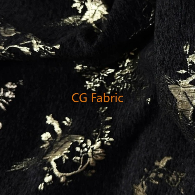 Kain Hanfu Jacquard Chenille B - Home Textiles Luxury Curtains ulasan dan harga