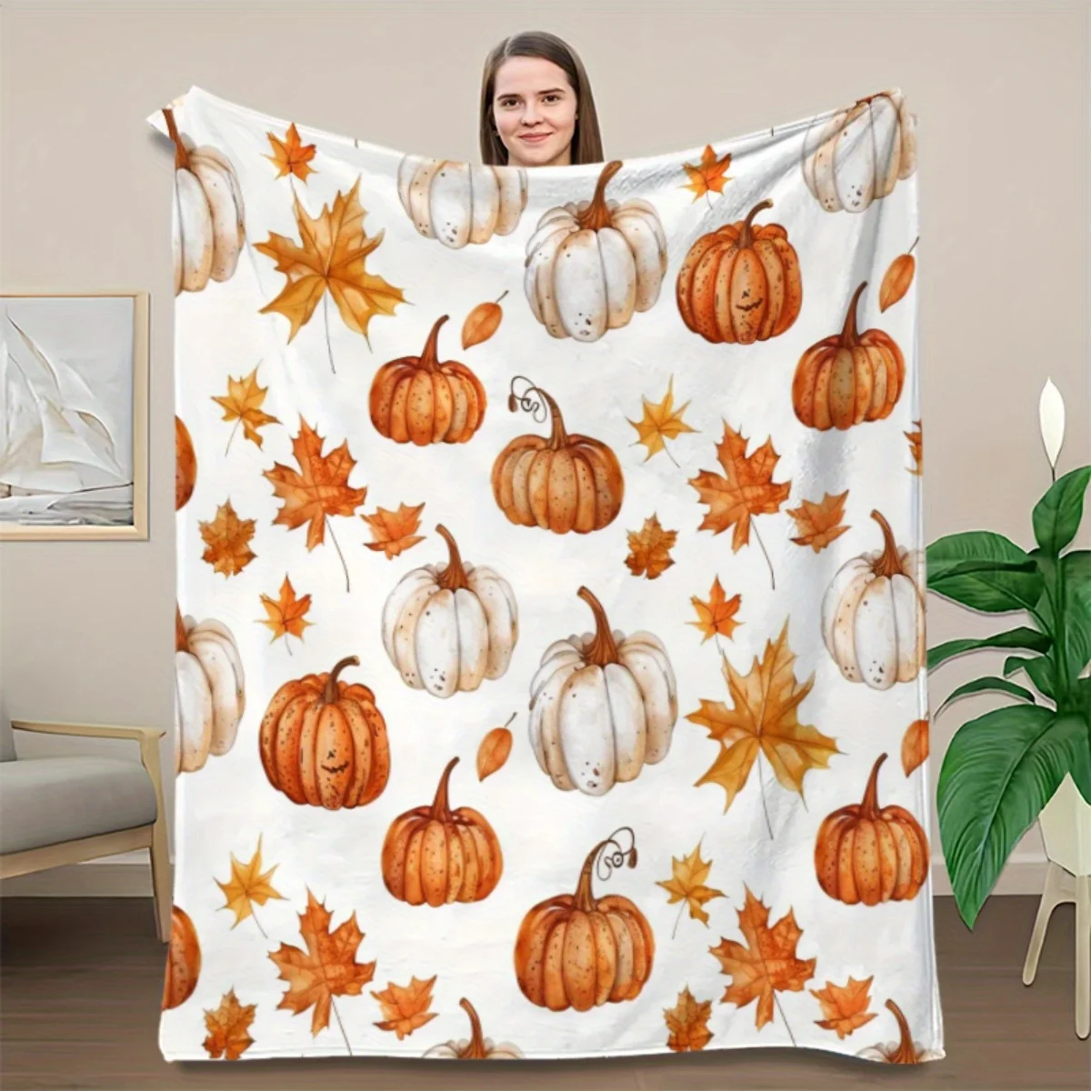 Selimut Thanksgiving – Motif L - Home Textiles Turkey ulasan dan harga