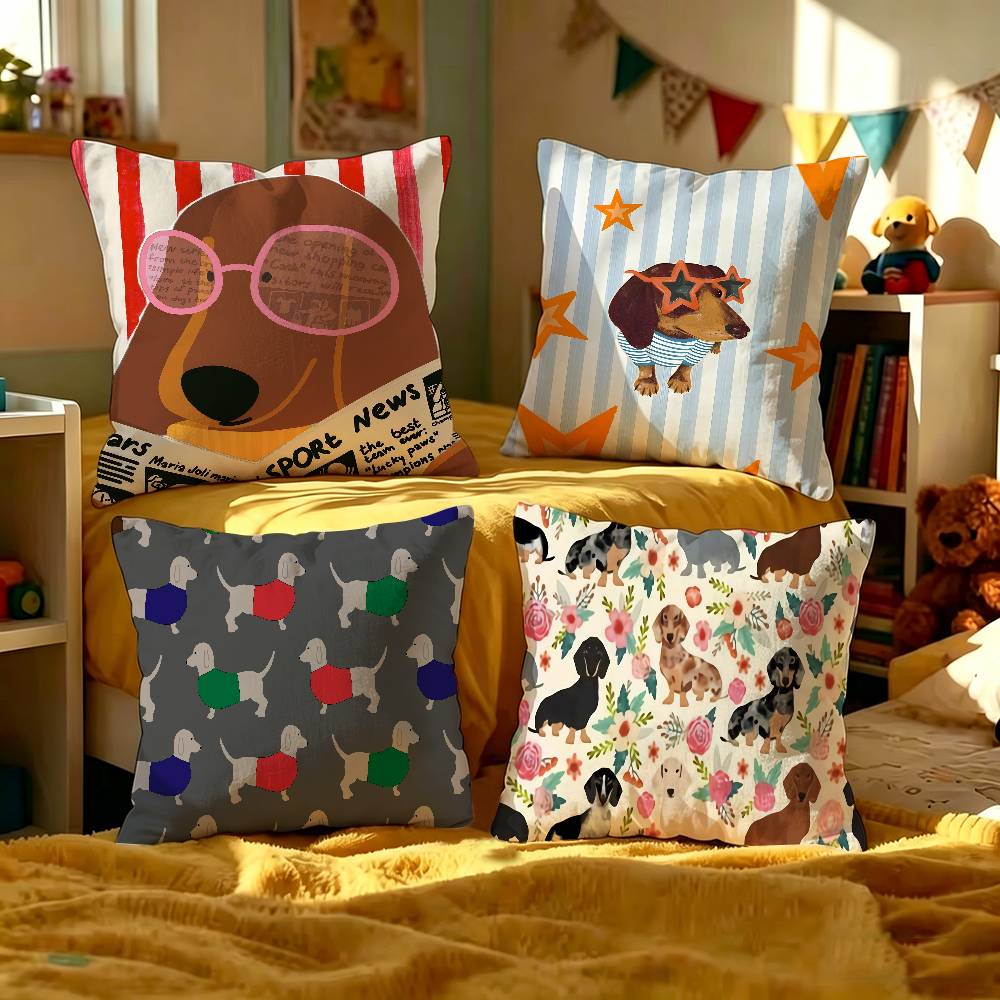 Sausage Dog Dachshund Hadiah B - Home Textiles And Furnishing ulasan dan harga