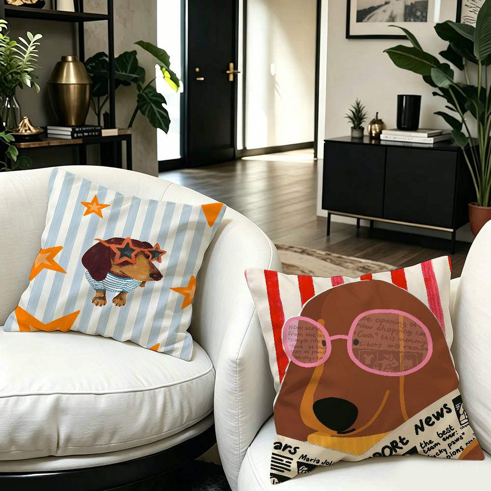 Sausage Dog Dachshund Hadiah B - Home Textiles And Furnishing ulasan dan harga