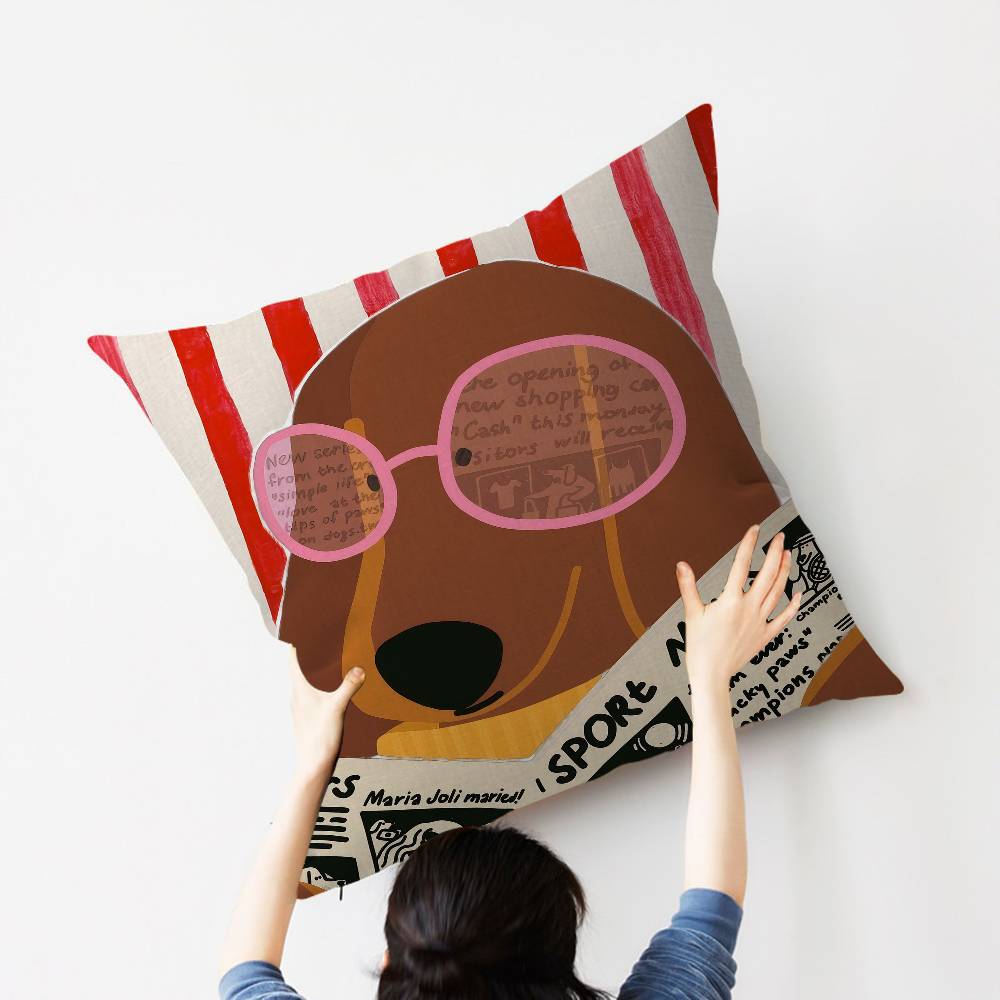 Sausage Dog Dachshund Hadiah B - Home Textiles And Furnishing ulasan dan harga