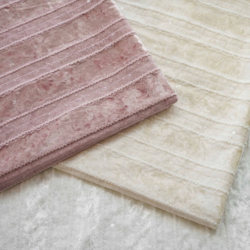 Gaun Tirai Bordir Kain Garis R - Home Textiles Luxury Curtains ulasan dan harga