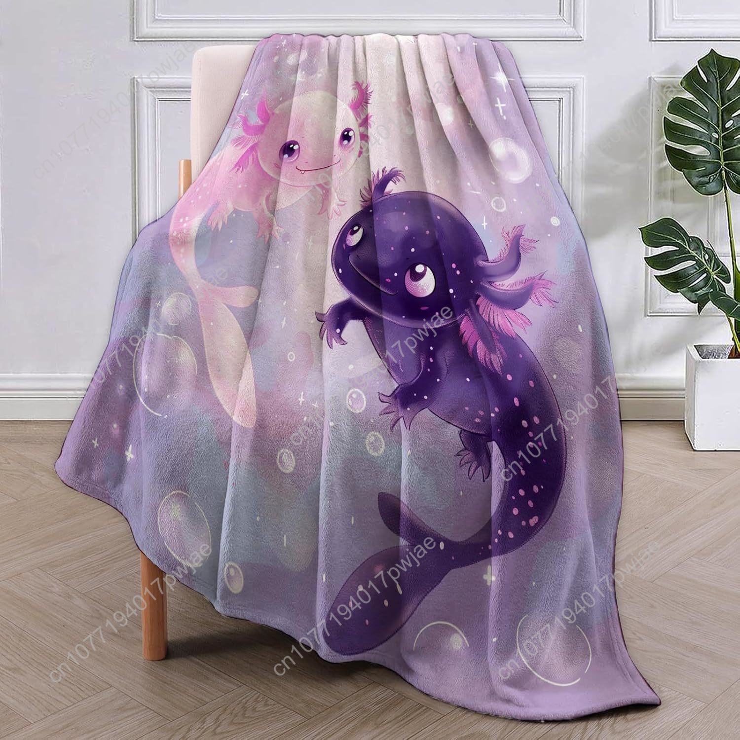Selimut Axolotl Lucu Selimut F - Home Textiles & Furnishings ulasan dan harga