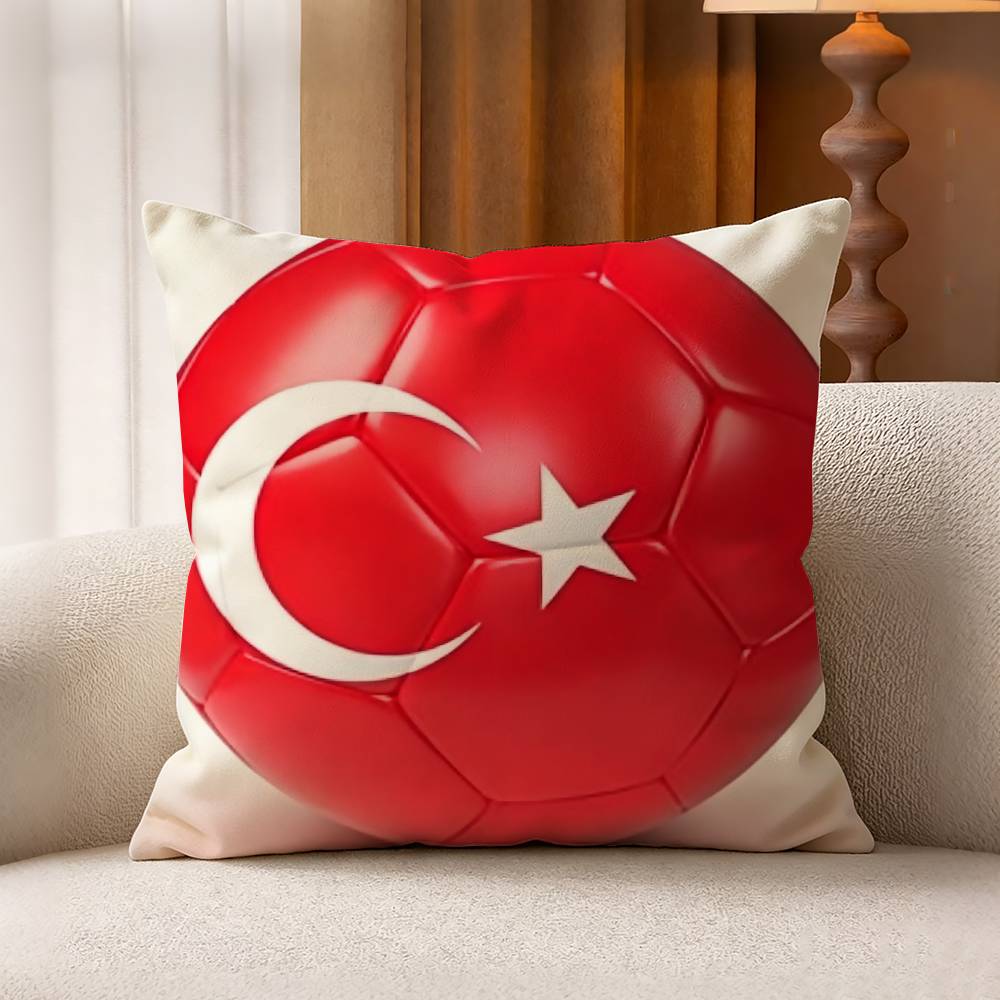 Sarung Bantal Persegi Katun Li - Home Textiles Turkey ulasan dan harga