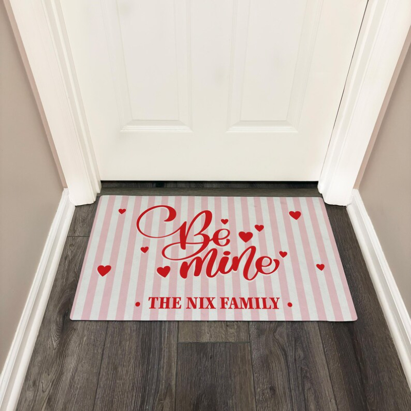 Keset Pintu Valentine yang Dip - Home Textiles Today Logo ulasan dan harga