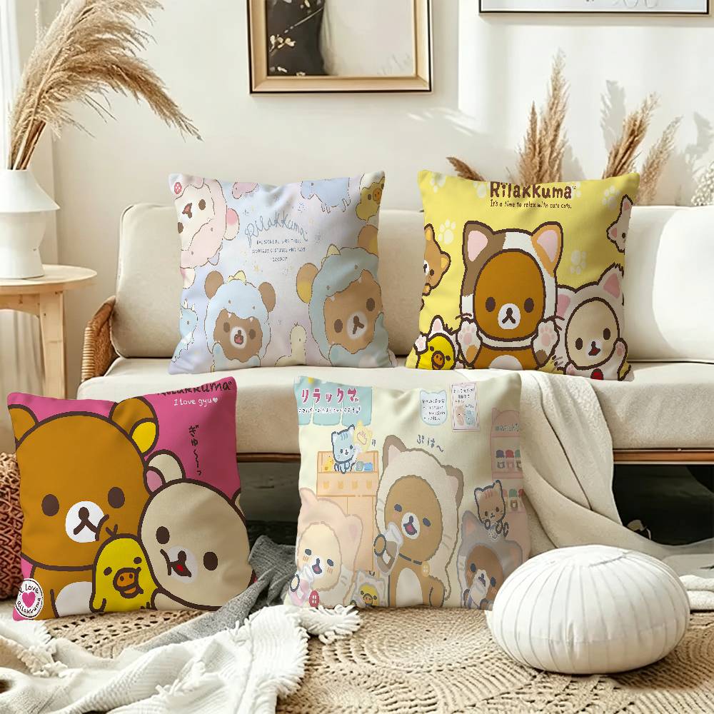 Bantal Rilakkuma Lucu, Hadiah  - Home Textiles And Furnishing ulasan dan harga