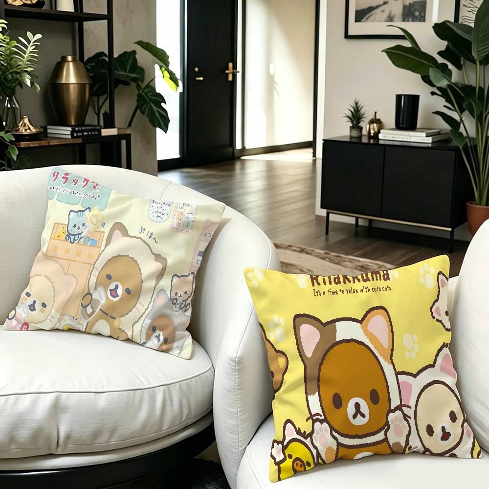 Bantal Rilakkuma Lucu, Hadiah  - Home Textiles And Furnishing ulasan dan harga