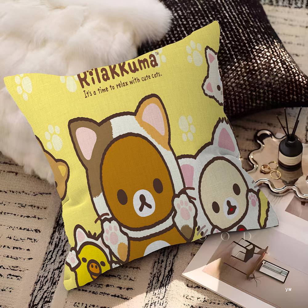 Bantal Rilakkuma Lucu, Hadiah  - Home Textiles And Furnishing ulasan dan harga