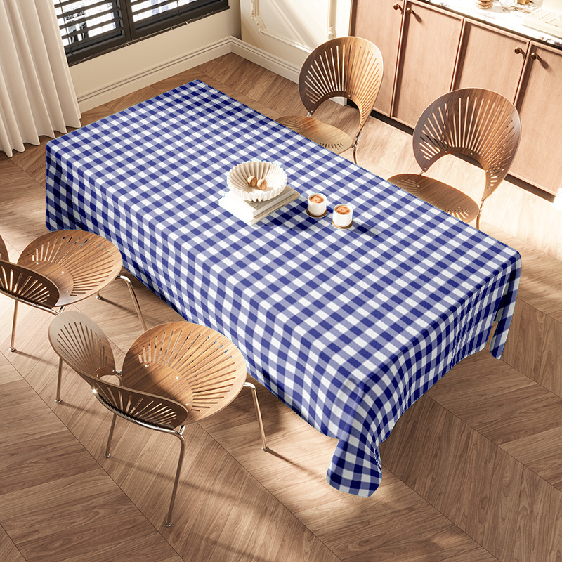 Taplak Meja Kotak-kotak Klasik - Home Textiles Premium ulasan dan harga