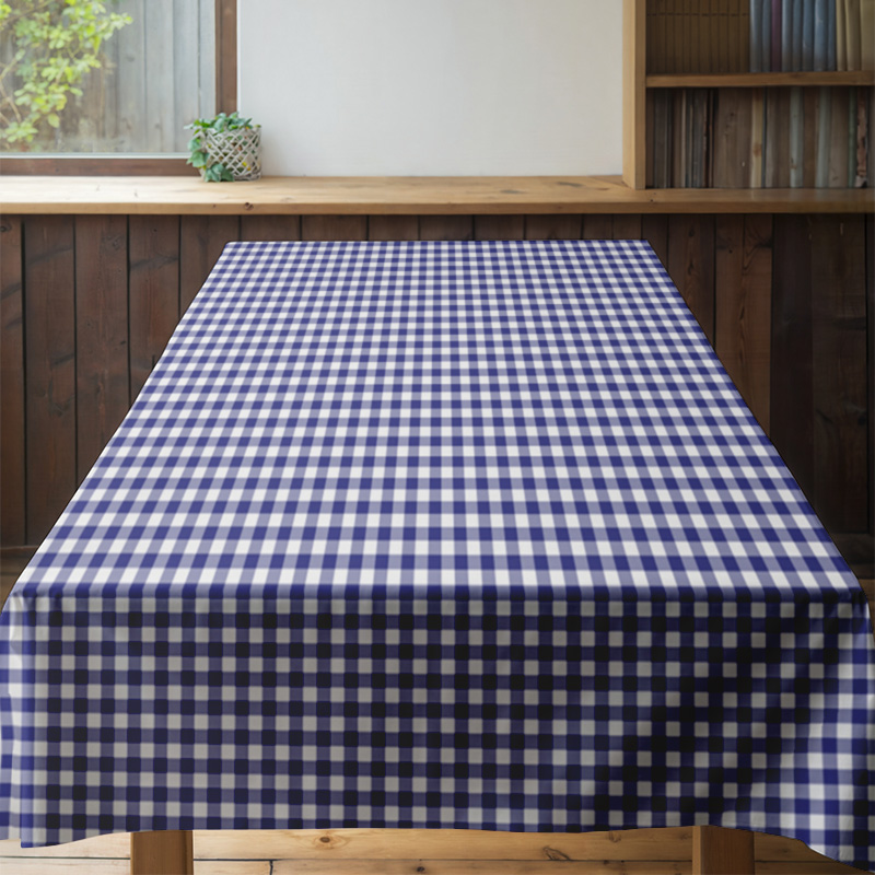 Taplak Meja Kotak-kotak Klasik - Home Textiles Premium ulasan dan harga