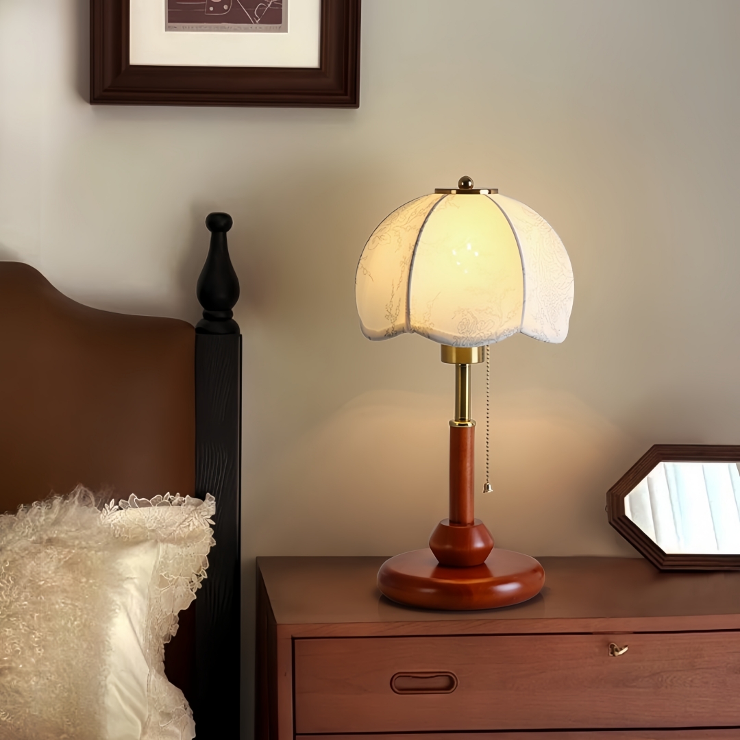 Lampu Meja Vintage Berbentuk K - Home Textiles & Furnishings ulasan dan harga
