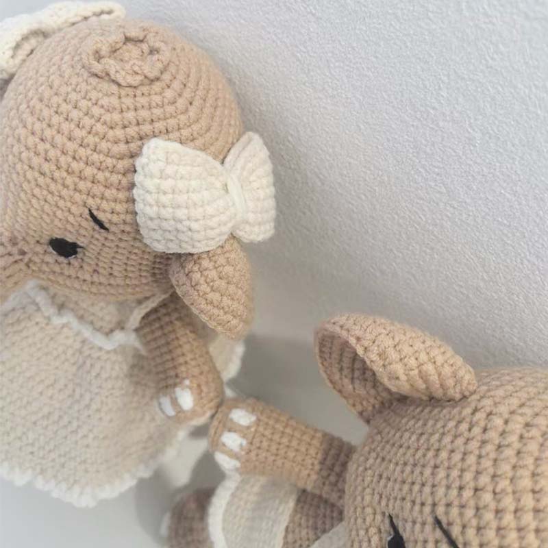 Boneka Gajah Rajut Tangan Amig - Home Textiles Today ulasan dan harga