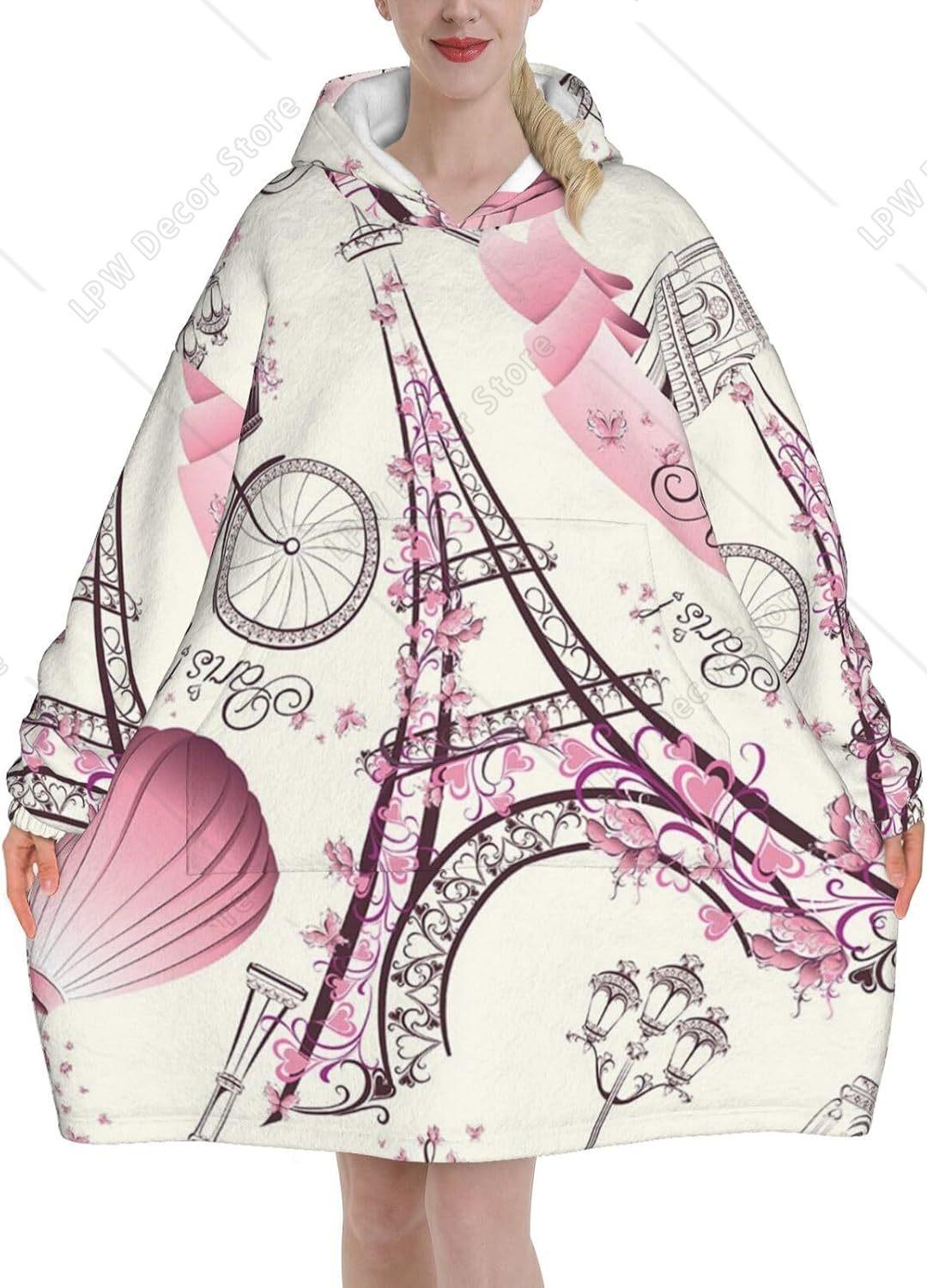 Hoodie Selimut Motif Bunga Men - Home Textiles Paris ulasan dan harga