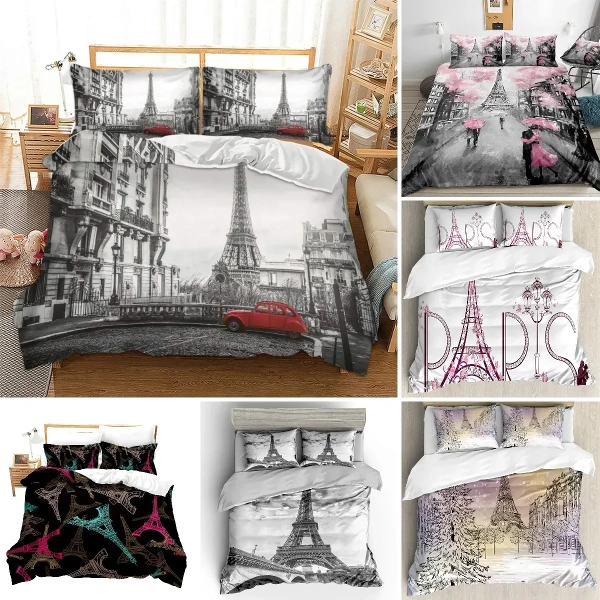 Set Sprei Selimut Sarung Banta - Home Textiles Paris ulasan dan harga