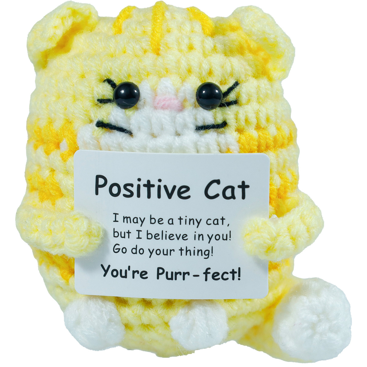 Boneka Kucing Rajut Lucu denga - Home Textiles Today ulasan dan harga
