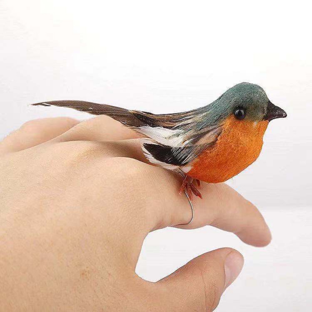 12/1PS Ornamen Burung Robin Bu - Home Textiles Today ulasan dan harga