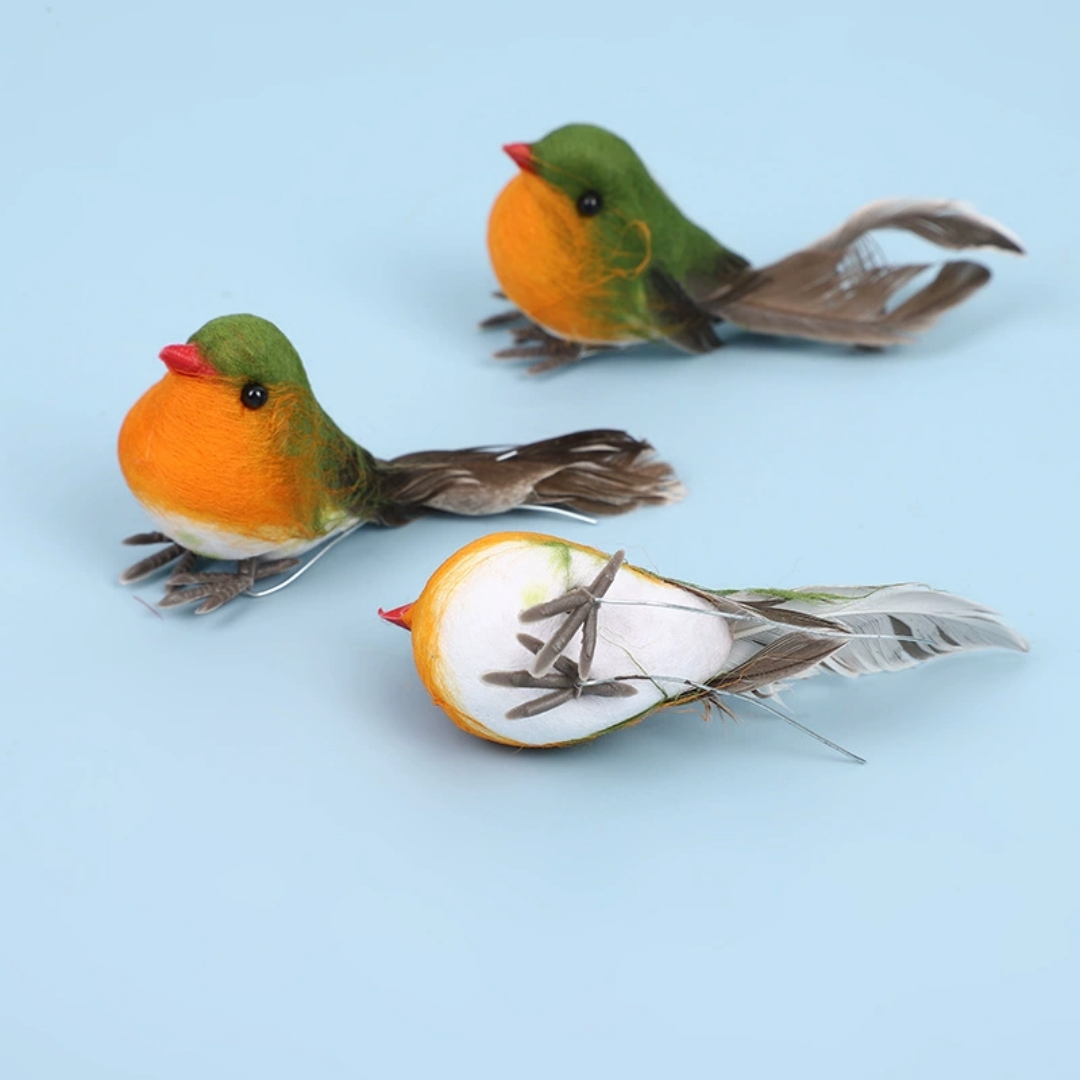 12/1PS Ornamen Burung Robin Bu - Home Textiles Today ulasan dan harga