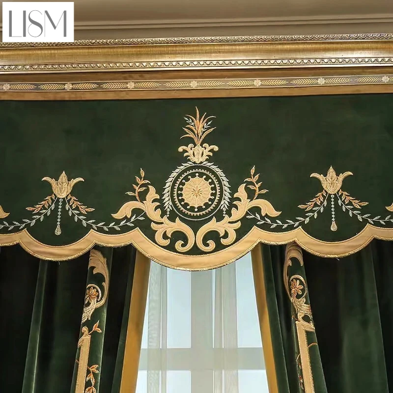 Gorden Mewah Eropa untuk Ruang - Home Textiles Luxury Curtains ulasan dan harga