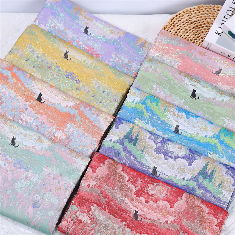 Kain Brokat Jacquard Emas Tren - Home Textiles Trends ulasan dan harga