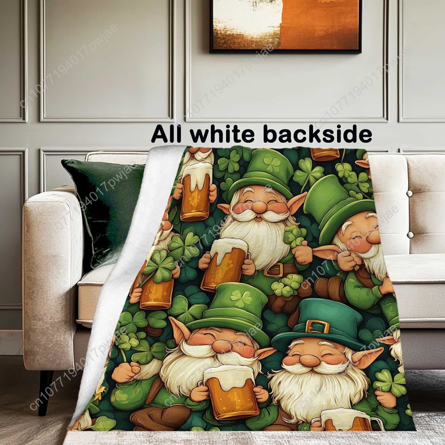 Selimut Lembut Hari St. Patric - Home Textiles & Furnishings ulasan dan harga
