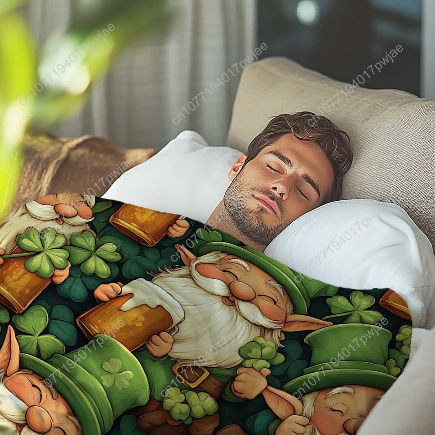 Selimut Lembut Hari St. Patric - Home Textiles & Furnishings ulasan dan harga