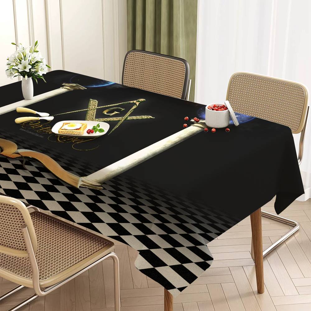 Taplak Meja Logo Masonik Freem - Home Textiles Today Logo ulasan dan harga