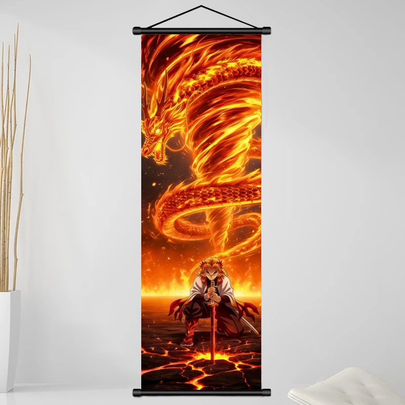 Demon Slayer Kyojuro Rengoku H - Home Textiles Products ulasan dan harga