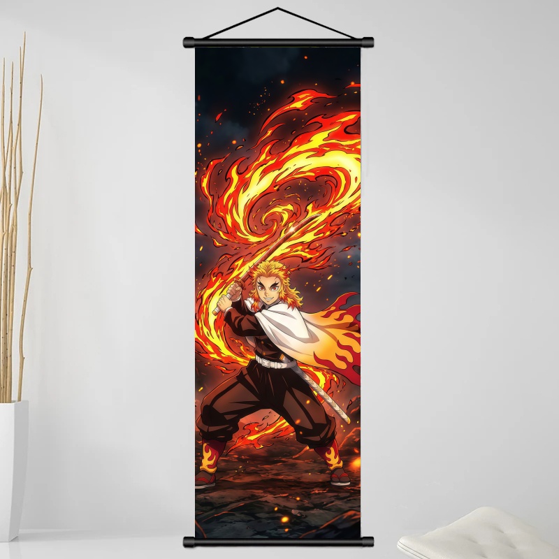 Demon Slayer Kyojuro Rengoku H - Home Textiles Products ulasan dan harga