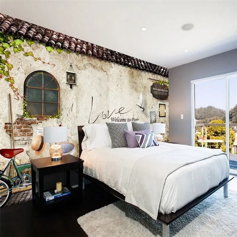 Papel De Parede 3D Wallpaper K - Home Textiles Paris ulasan dan harga