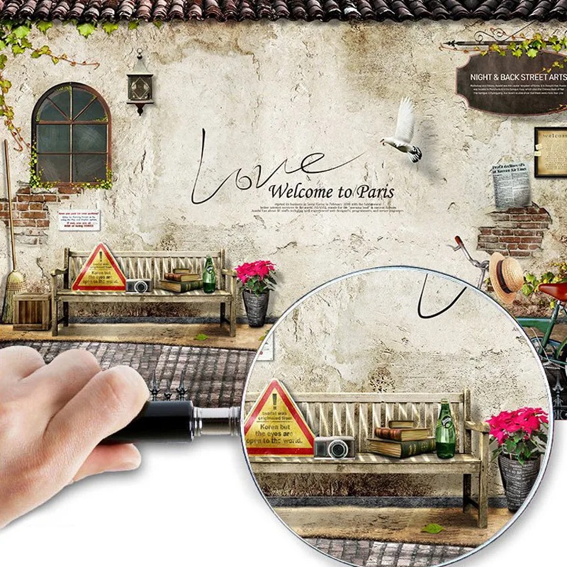 Papel De Parede 3D Wallpaper K - Home Textiles Paris ulasan dan harga