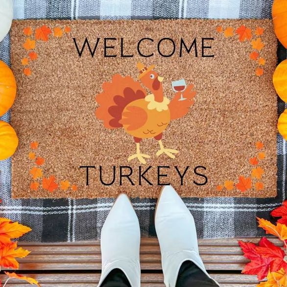 Keset Pintu Kalkun Selamat Dat - Home Textiles Turkey ulasan dan harga