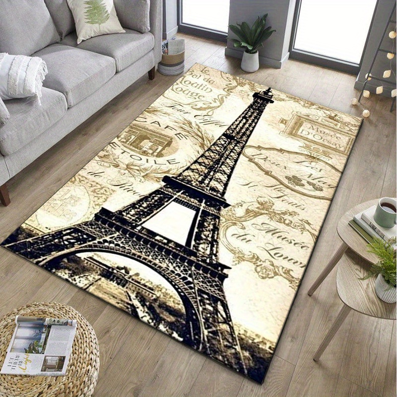 Karpet Bertema Menara Eiffel P - Home Textiles Paris ulasan dan harga